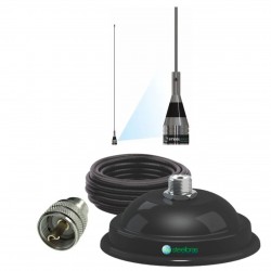 Antena Movel 1\4 Onda Vhf Suporte  Magnético steelbras  ap0186