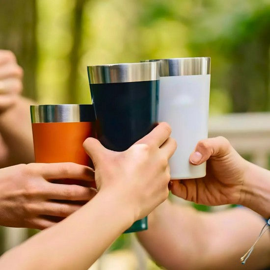 Copo Térmico Inox cerveja e café 473ml - ROXO