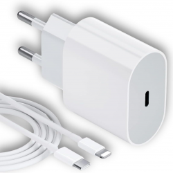 CARREGADOR TIPO C/ LIGHTNING (IP) 20W COM 1 ENTRADA TC - CAR-0094 - INOVA